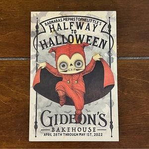 Gideon’s Bakehouse Halfway to Halloween 2022 Menu